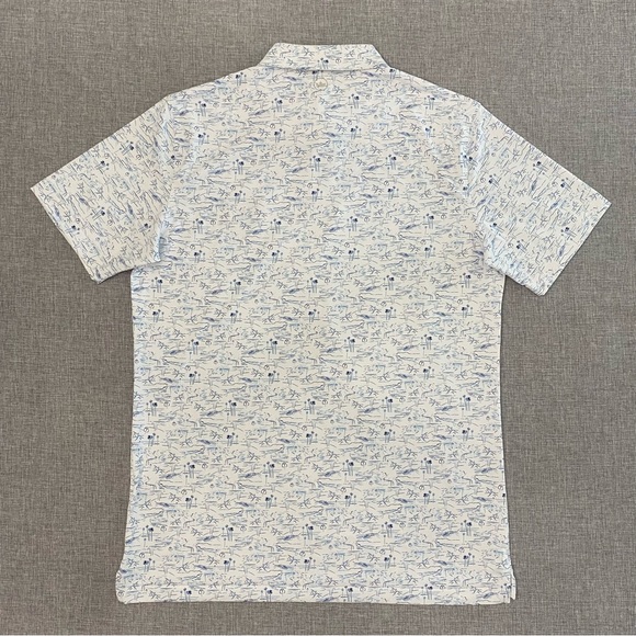 Peter Millar Crown Crafted Mens Medium LACC 123rd US Open Pacific Coast AOP New - Picture 3 of 15